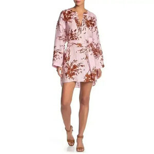 Joie Sunanda Floral Print Dress Size XL